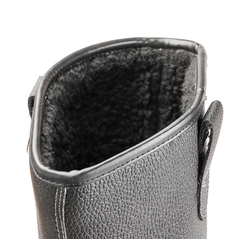 Полусапоги мужские, арт. 16М (мет.подносок, иск.мех, высокие)