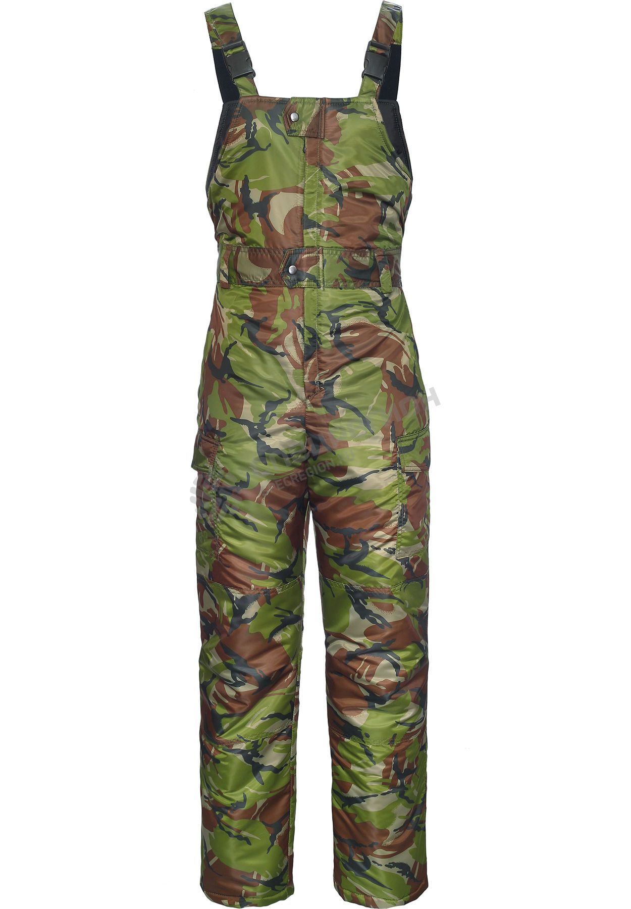 Полукомбинезон утеплённый Турист зелёный КМФ