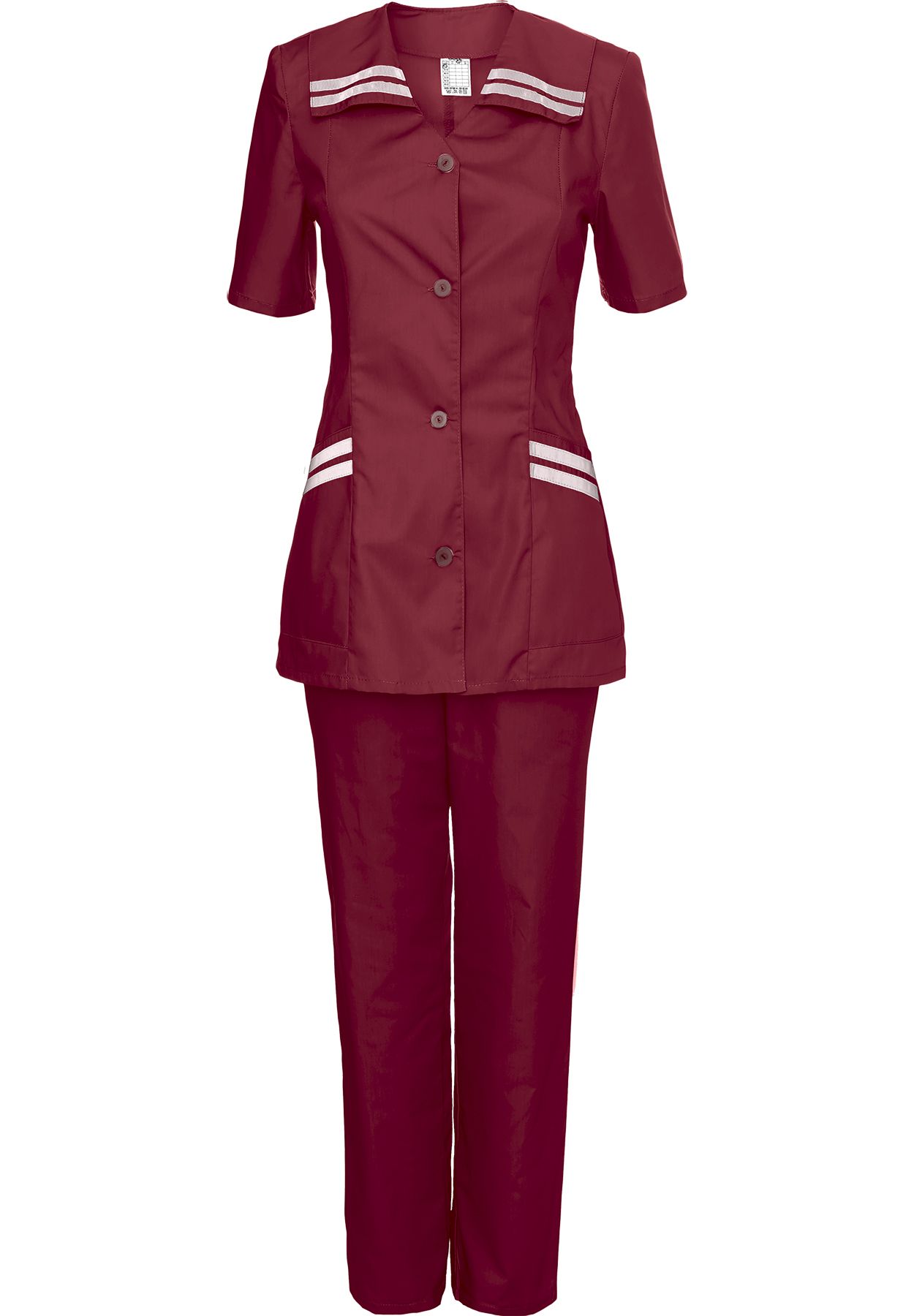 Костюм медицинский, арт. 28 (женский, бордо)