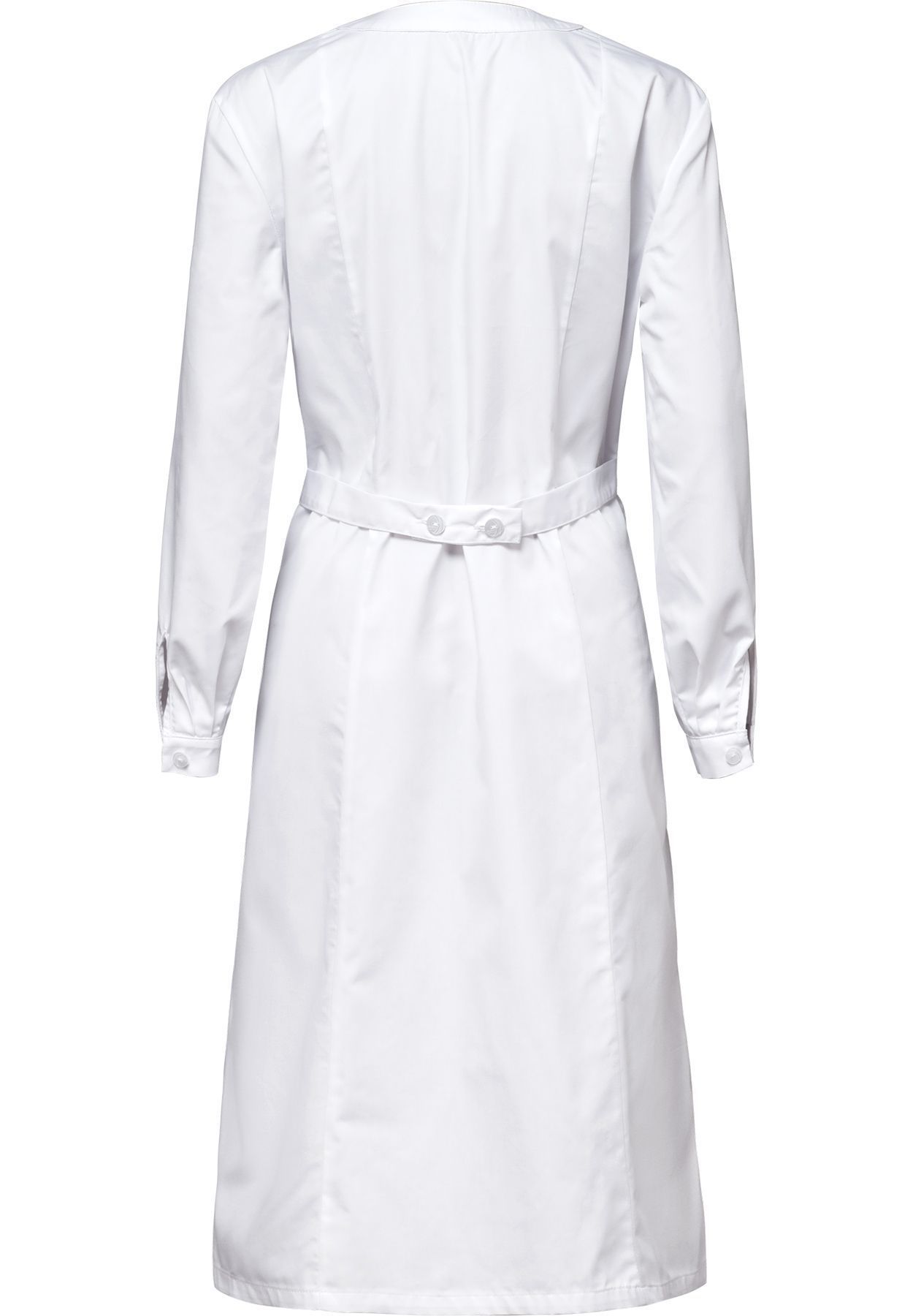 Халат жен.медицинский, модель 78-S,бел+чер.кружево,65% ПЭ, 35% хл,145 г/м²