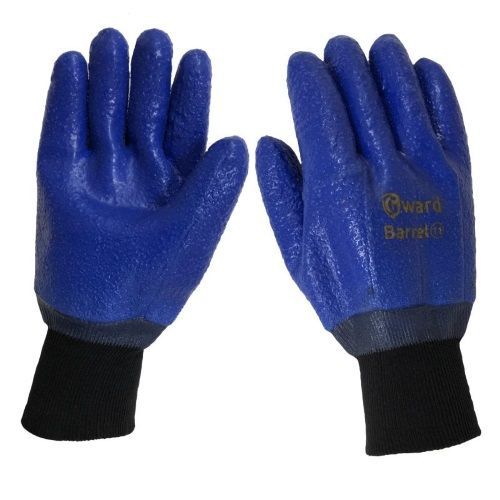 Перчатки утепленные Barrel с синим МБС покрытием