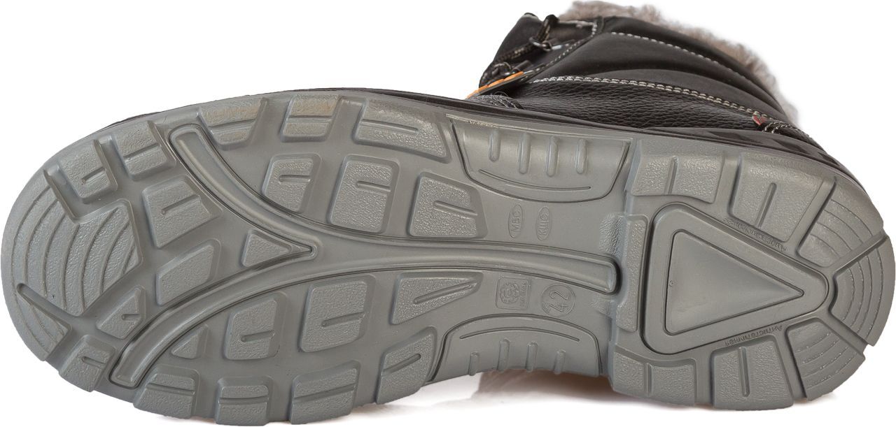 Ботинки кожаные зимние DOG Строитель ИТР мод. А102 КП нат.мех