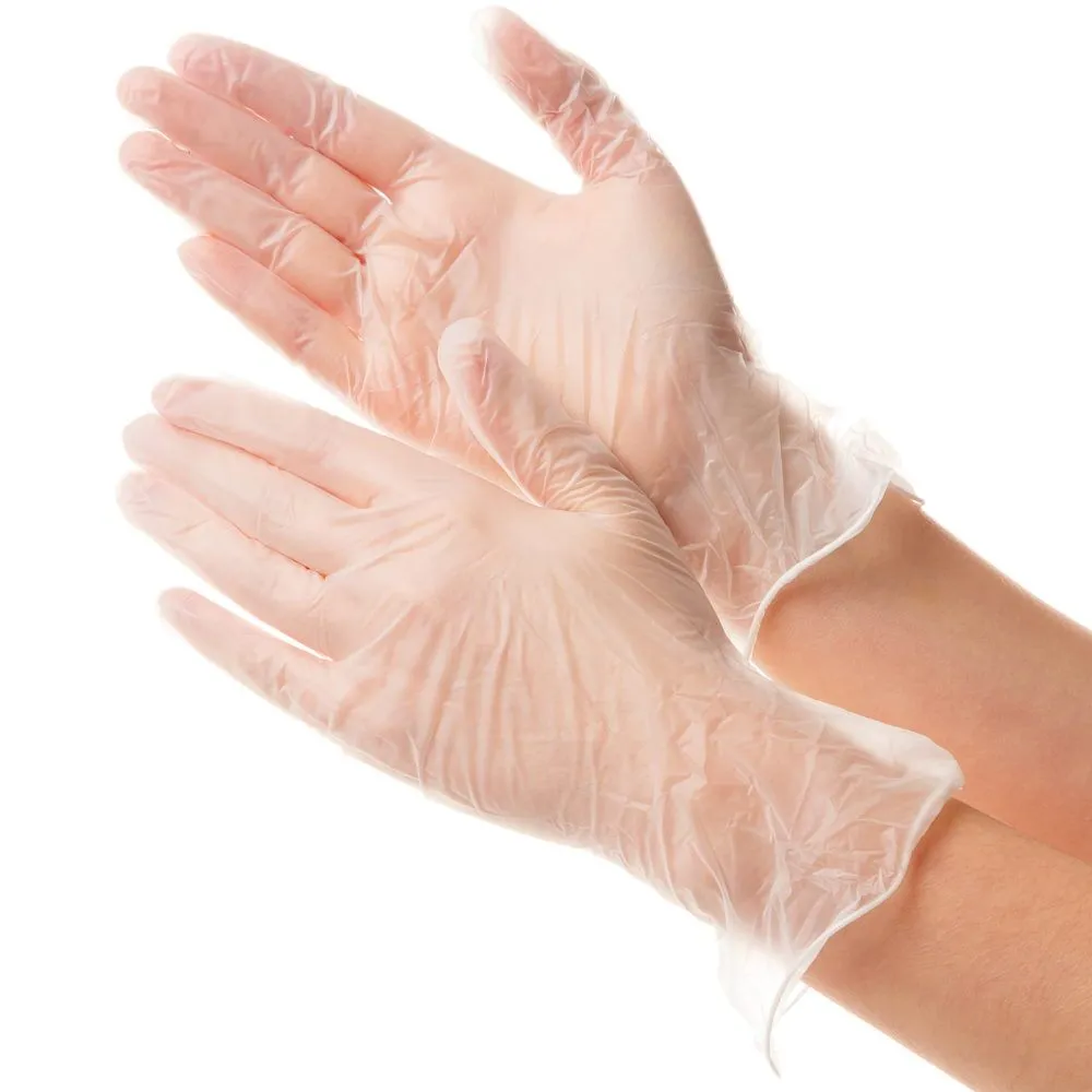 Перчатки прозрачные виниловые DELTAGRIP Vinyl Clear