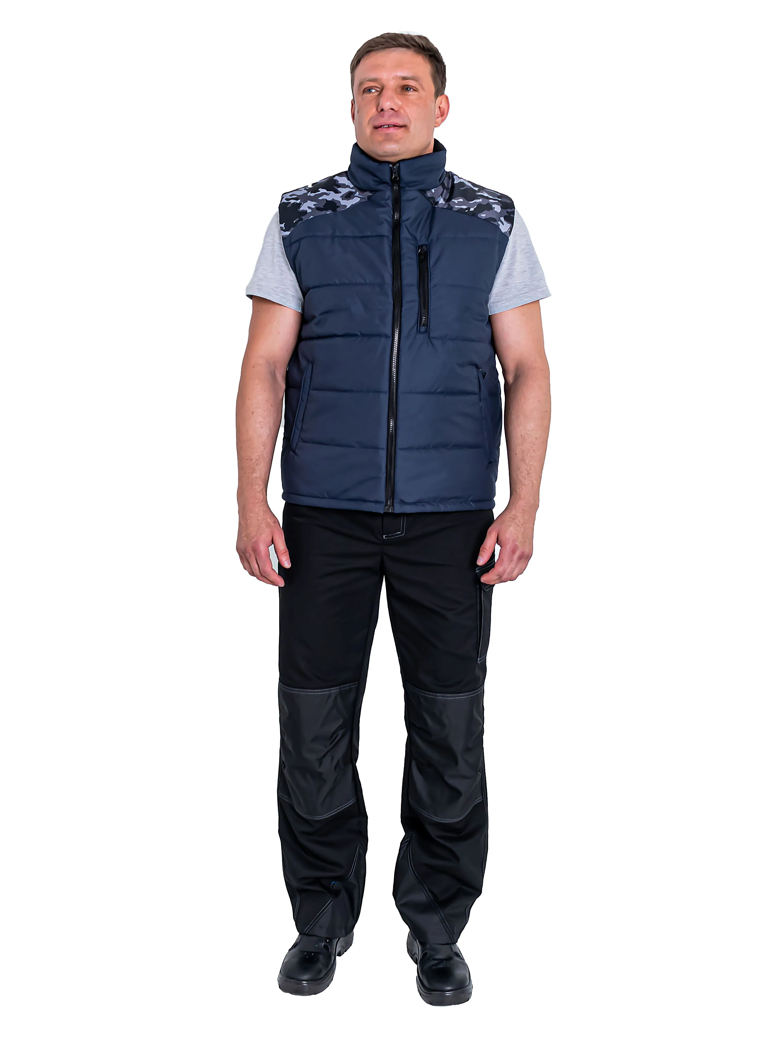 Жилет утеплённый Азимут КМФ