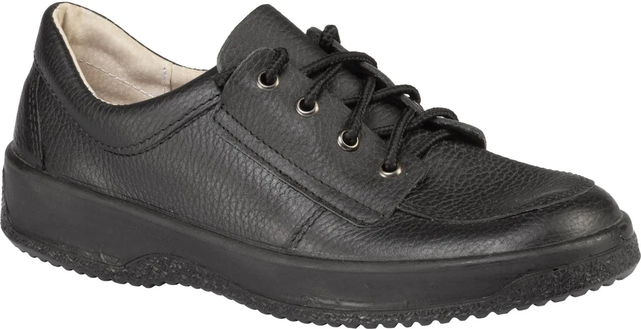 Полуботинки кожаные женские (на шнурках) мод 8-13