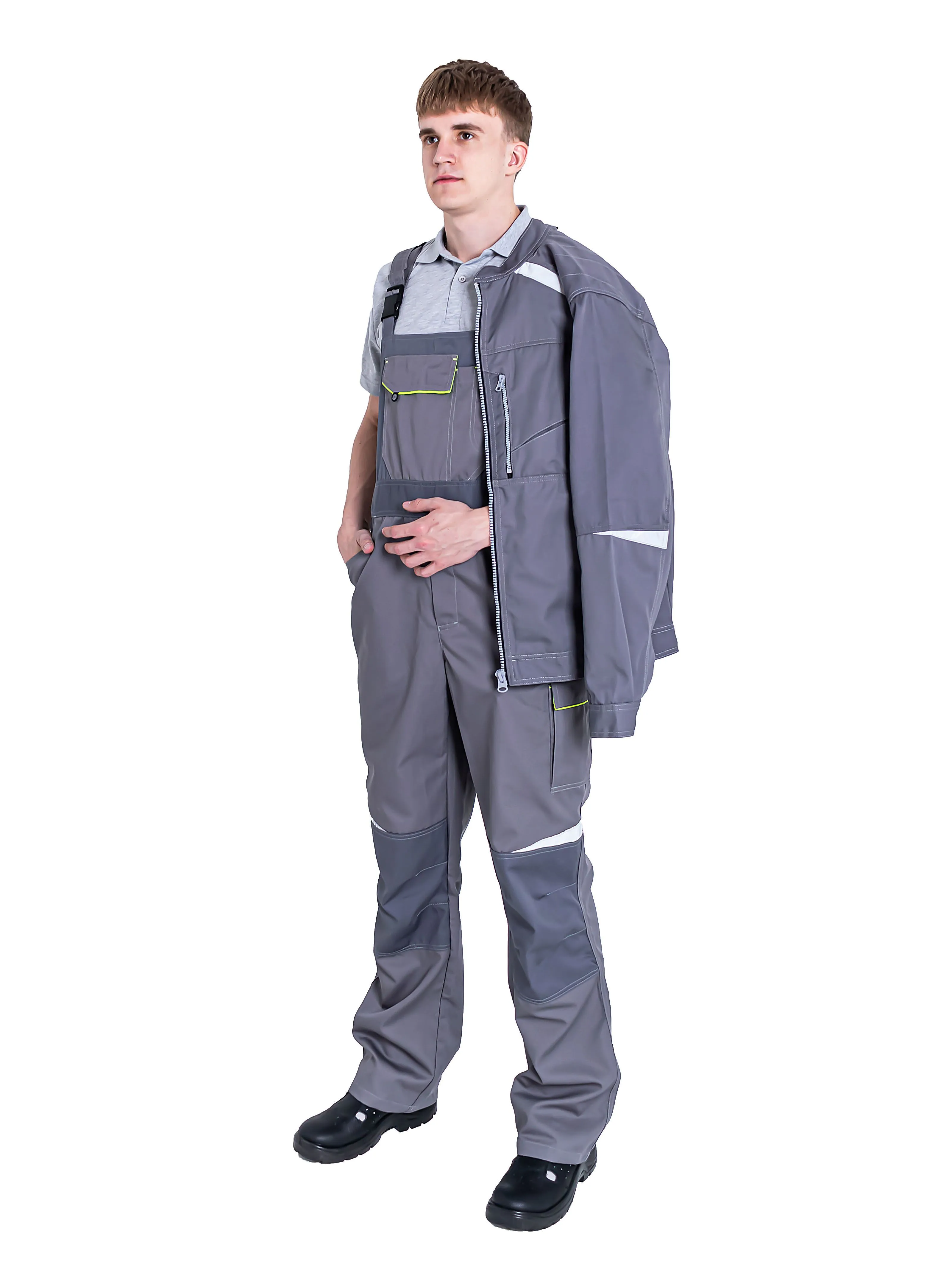 Полукомбинезон Кобальт серый