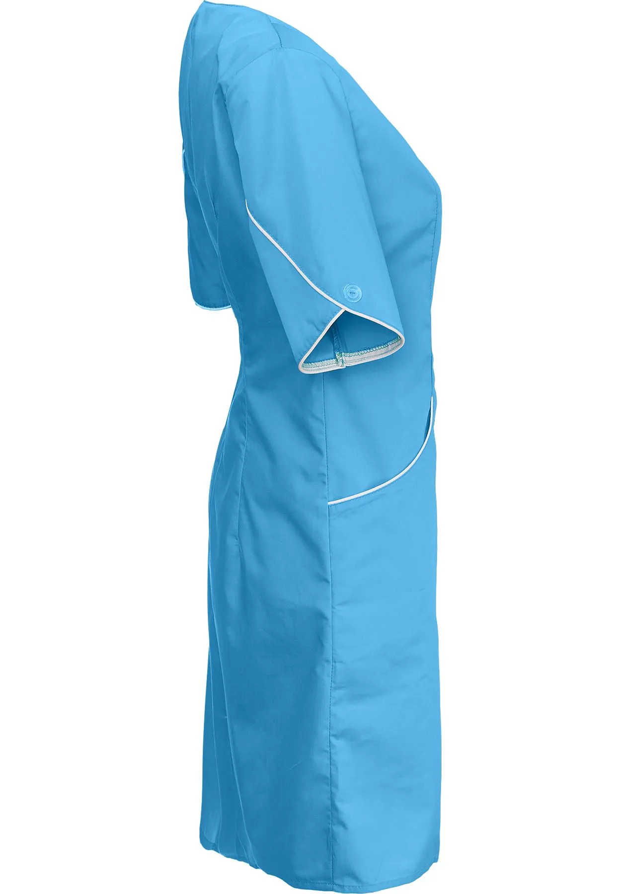 Халат медицинский, арт. 06 ,жен,бирюз.,65% пэ 35% хб