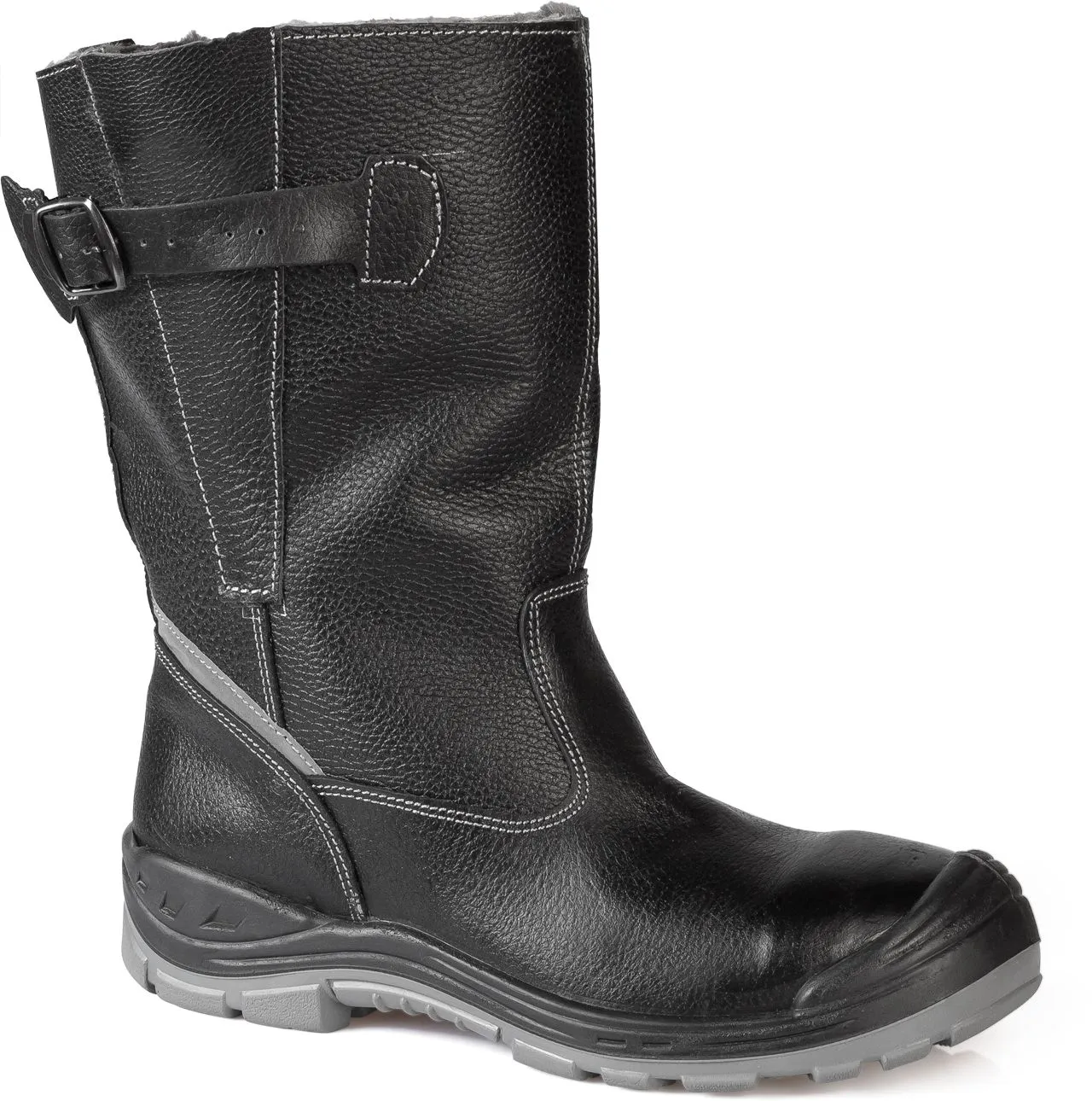 Сапоги кожаные зимние Строитель ИТР А111 КП нат. мех