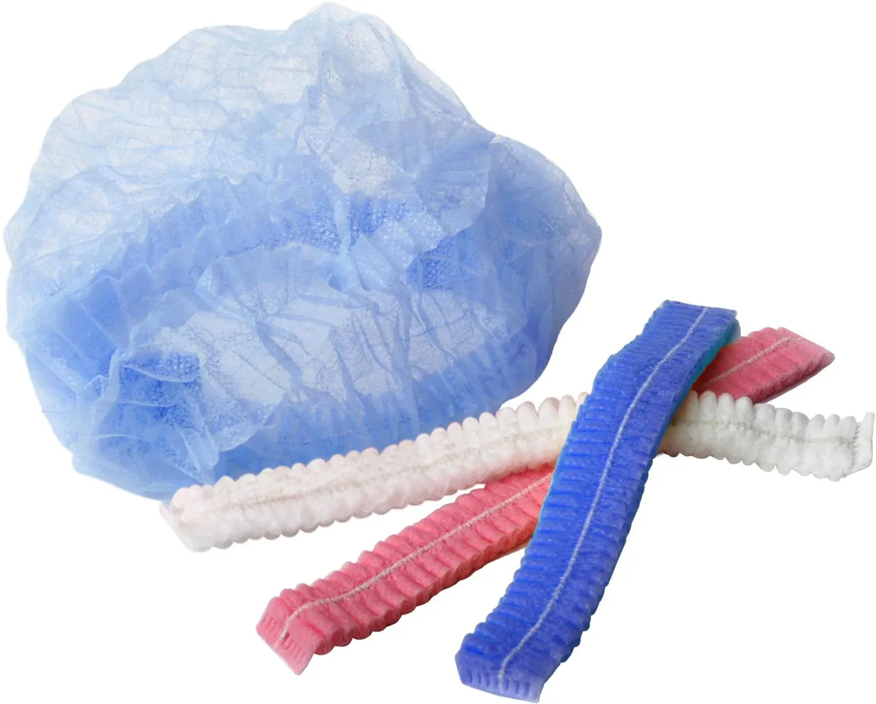 Шапочка-берет Шарлотта (по 100 штук) голубая